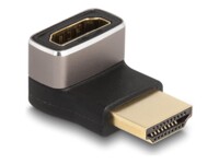 Delock HDMI-adapter med Ethernet Sort Grå