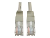 Eaton Tripp Lite Series Cat5e 350 MHz Molded (UTP) Ethernet Cable (RJ45 M/M), PoE - Gray, 7 ft. (2.13 m) CAT 5e Ikke afskærmet parsnoet (UTP) 2.1m Patchkabel Grå