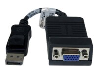 StarTech.com DisplayPort to VGA Adapter - 1920x1200 - Active DP to VGA Video Converter - Plug and Play DP to VGA Connector (DP2VGA) Display-adapter 25cm Sort