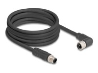 DeLOCK Ikke afskærmet 5m Netværkskabel Sort