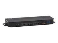 Tripp Lite 4-Port DisplayPort KVM Dual Console Ports (DP and HDMI), 4K 60Hz 4:4:4, DP1.4 IR Remote KVM / audio / USB switch Desktop