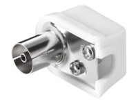 goobay Antenne-konnektor Koaksial Hvid