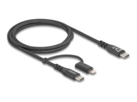 Delock USB Type-C kabel 1m Sort