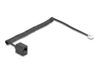 DeLOCK Telefonkabel 2m Sort