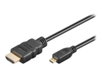 goobay Series 2.0 HDMI-kabel med Ethernet 1m Sort