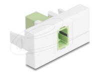 Delock Easy 45 Module SC Simplex female to SC Simplex female limegreen / white