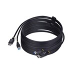 StarTech.com 10ft (3m) DisplayPort and USB 5Gbps KVM Cable Kabel til tastatur / video / mus (KVM)