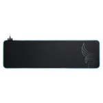L33T Gaming 160406 Asar Bardagi RGB Gaming mousepad (XXL) Fast surface. 920 x 294 x 3 mm, Black
