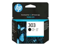 HP 303 Black Original Sort 200 sider Blæk