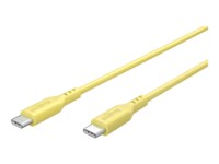goobay USB 2.0 USB Type-C kabel 1.5m Gul