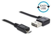 Delock Easy USB-kabel 50cm Sort