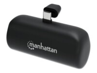 Manhattan Powerbank 5000mAh 10Watt 1xUSB-C Sort