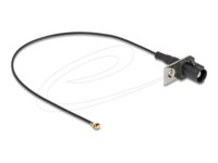 DeLOCK Koaksial 20cm Antennekabel Jet black RAL 9005