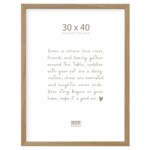 Deknudt S47CJ1 30x40 Bilderrahmen aus massiver Eiche