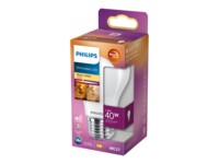 Philips LED-lyspære 3.4W D 470lumen 2200-2700K Varmt hvidt lys