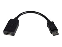 StarTech.com DisplayPort to HDMI Adapter - 1920 x 1200 - DP to HDMI Converter - Plug and Play DisplayPort to HDMI Dongle (DP2HDMI) Videoadapter 24cm Sort