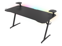 Genesis Holm 510 RGB Skrivebord Stålramme Sort Gaming