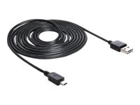 Delock EASY-USB USB-kabel 3m Sort
