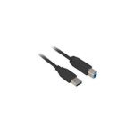 Sharkoon USB-kabel 2m Sort