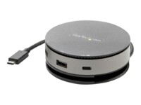 StarTech.com USB C Multiport Adapter - USB Type-C 10Gbps 4K 60Hz HDMI/DisplayPort/1080p VGA - 75W PD Passthrough, USB Hub & GbE (DKT31CHDVCM) Dockingstation