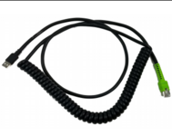 Zebra Strømkabel 3.66m Sort