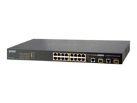 PLANET FGSW-1816HPS Switch 16-porte Fast Ethernet