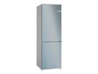 Bosch Serie | 4 Køleskab/fryser 218liter Klasse D 103liter Fritstående Rustfritstål look