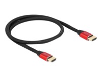 Delock HDMI-kabel 50cm Rød
