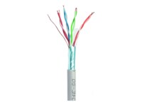 Gembird CAT 5e Kabel med folie og kobberfletning (FTP) 304.8m Bulkkabel Grey