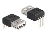 Delock USB-adapter Sort