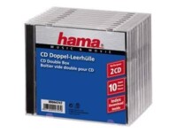 Hama CD Double Jewel Case Standard Cd-hylster for lagring