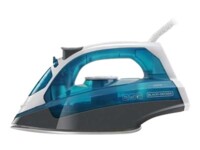 BLACK+DECKER BXIR2200E Dampstrygejern 2200W Sort Blå Hvid