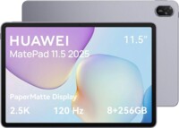 HUAWEI Matepad 11.5 Zoll PaperMatte 8GB+256GB Grau Tablet mit 2.5K 120 Hz Display und Histen 9.0 Surround-Sound