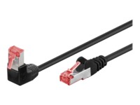 goobay CAT 6 SFTP, PiMF 50cm Patchkabel Sort