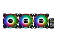 AeroCool Saturn 12F ARGB Pro Systemkabinetblæsersæt 1-pack Sort 120 mm