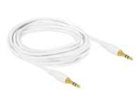 Delock Audiokabel 3m Hvid