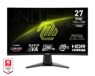 MSI MAG 276CXF 27' Rapid VA 1920 x 1080 (Full HD) DisplayPort HDMI 280 Hz