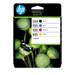 HP 934/935 Sort Gul Cyan Magenta 400 sider Blæk 6ZC72AE