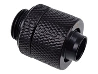 Alphacool Eiszapfen Connector Series Straight Socket 13/10mm Flydende kølesystem kompressionsarmatur 1-pack Sort