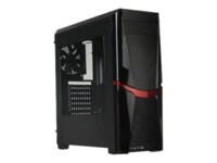 iBOX ORCUS X14 Tårn ATX Ingen strømforsyning Sort