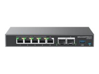 Grandstream GWN6000 Series GCC6010 Router 5-port switch / 2-port SFP switch 2.5Gbps Kablet