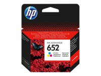 HP 652 Farve (cyan, magenta, gul) 200 sider Blæk F6V24AE#BHL