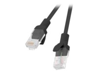 Lanberg CAT 5e Ikke afskærmet parsnoet (UTP) 1.5m Patchkabel Sort RAL 9004
