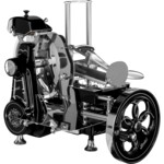 Berkel Volano B2 schwarz fiorato Aufschnittmaschine