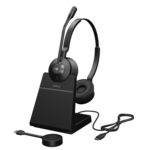 Jabra Engage 55 SE Stereo Trådløs Høretelefoner Sort