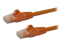StarTech.com 50cm CAT6 Cable - Orange Snagless CAT 6 Wire - 100W RJ45 UTP 650MHz Category 6 Network Patch Cord UL/TIA (N6PATC50CMOR) CAT 6 Ikke afskærmet parsnoet (UTP) 50cm Netværkskabel Orange