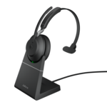Jabra Evolve2 65 MS Mono Trådløs Høretelefoner Sort