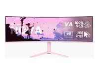 Arozzi Nova 49” Curved 49' VA 5120 x 1440 (UltraWide) HDMI DisplayPort 165 Hz