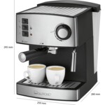 Clatronic ES 3643 Kaffemaskine Rustfrit stål