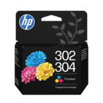 HP 302/304 Tri-color Original Cyan, Magenta, Gul